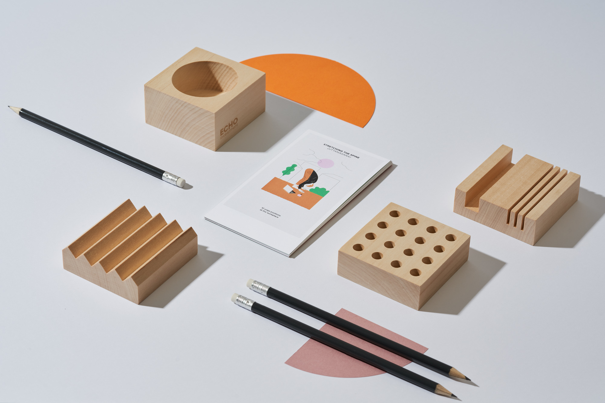 Office Yoga creative production by e1 Collective property marketing agency