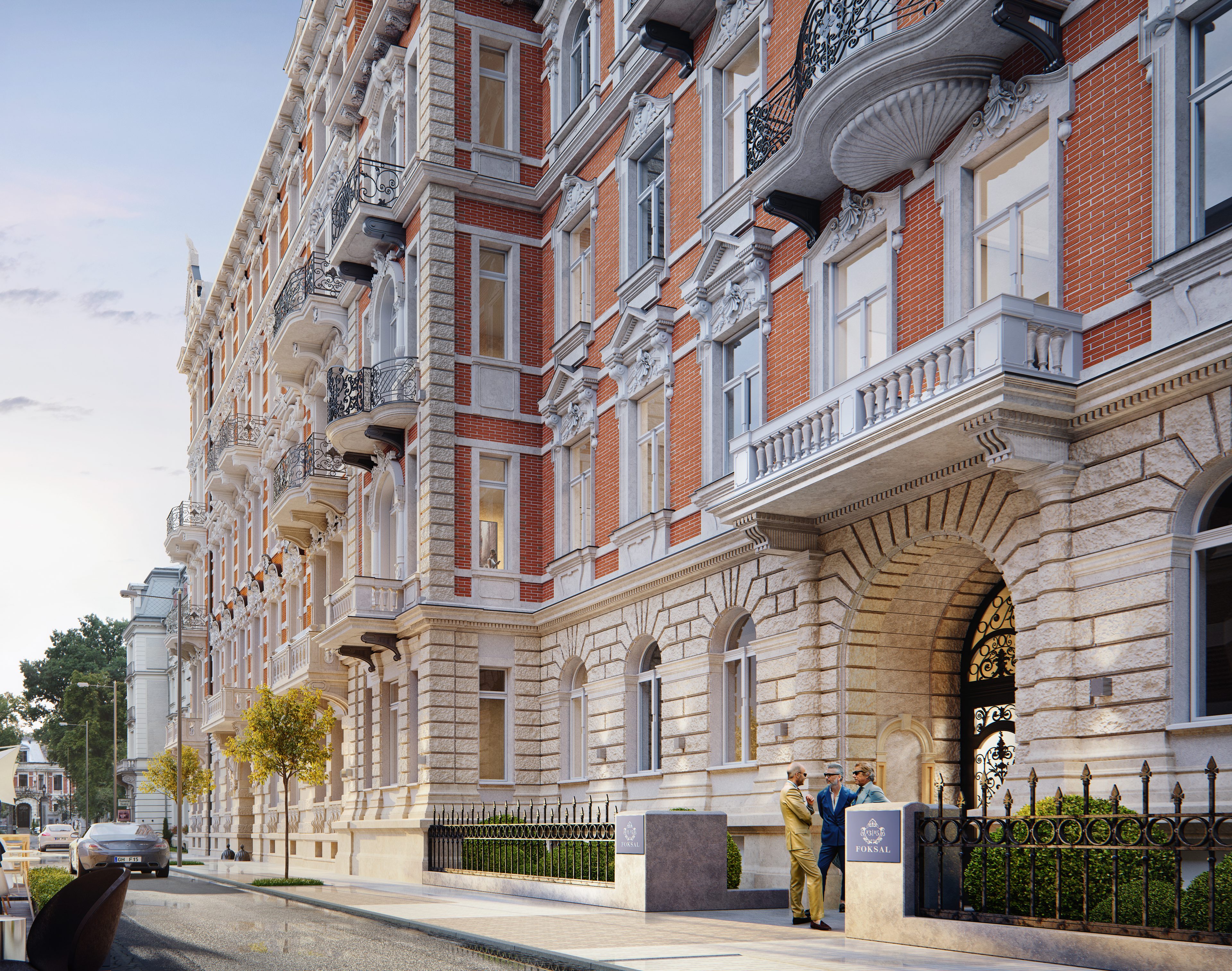 Foksal 13/15 luxury apartments branding by e1 Collective property marketing agency