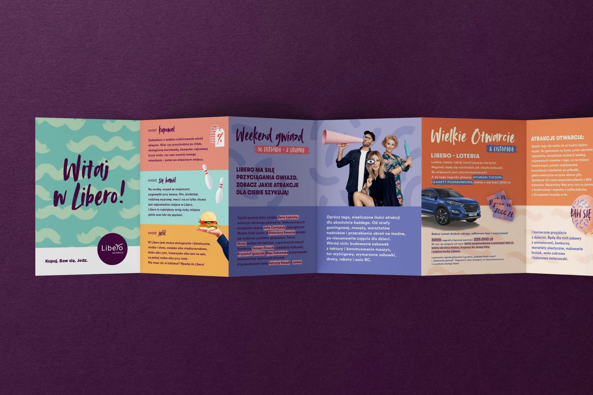 Libero Katowice opening campaign materials by e1 Collective creative agency