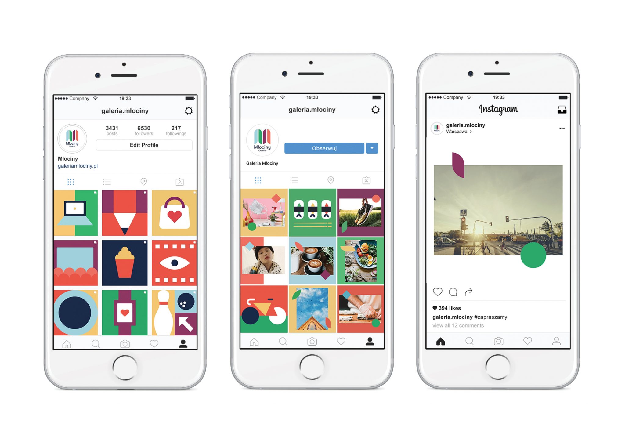 Galeria Młociny branding by e1 Collective property marketing agency