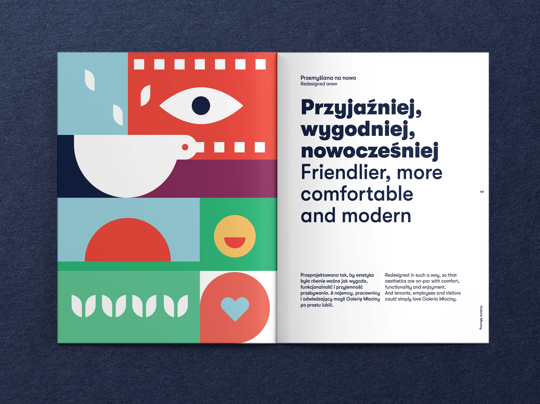 Galeria Młociny branding by e1 Collective property marketing agency