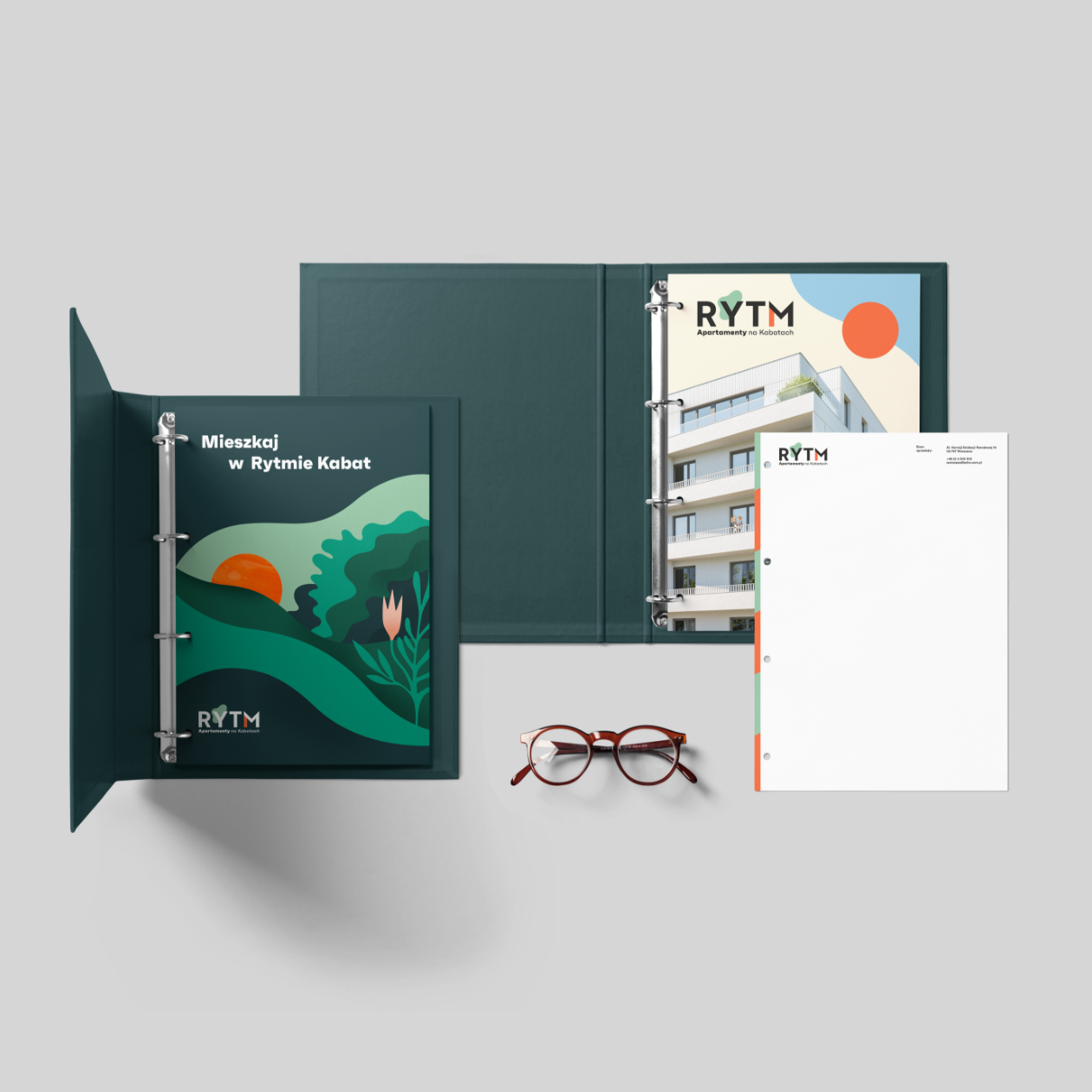 Apartamenty Rytm na Kabatach apartments branding by e1 Collective property marketing agency