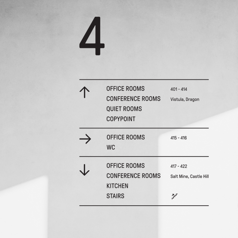 City Space wayfinding agency e1 Collective property marketing agency
