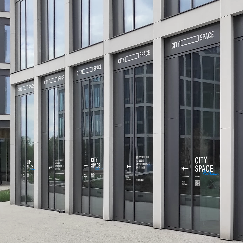 CitySpace wayfinding by e1 Collective property marketing agency