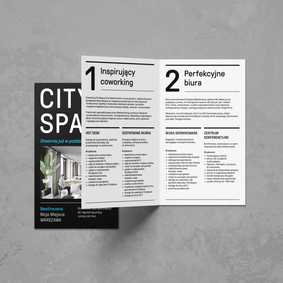 CitySpace branding by e1 Collective property marketing agency