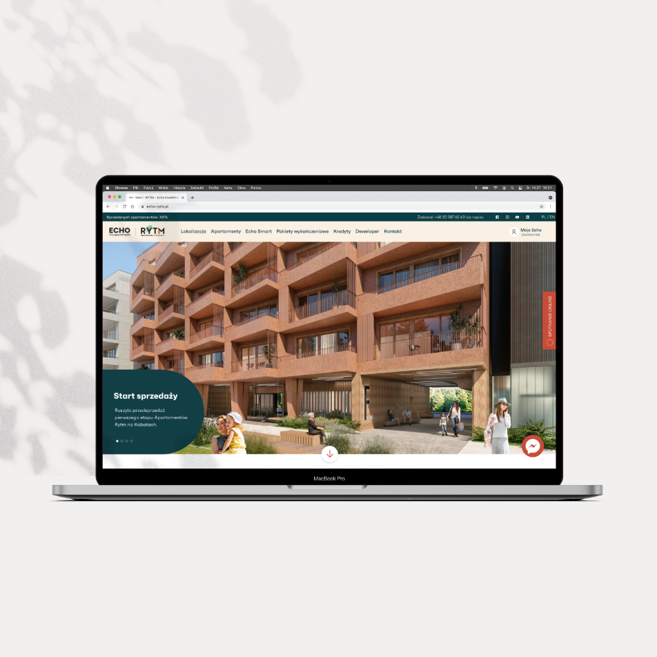 Apartamenty Rytm na Kabatach apartments www design by e1 Collective property marketing agency