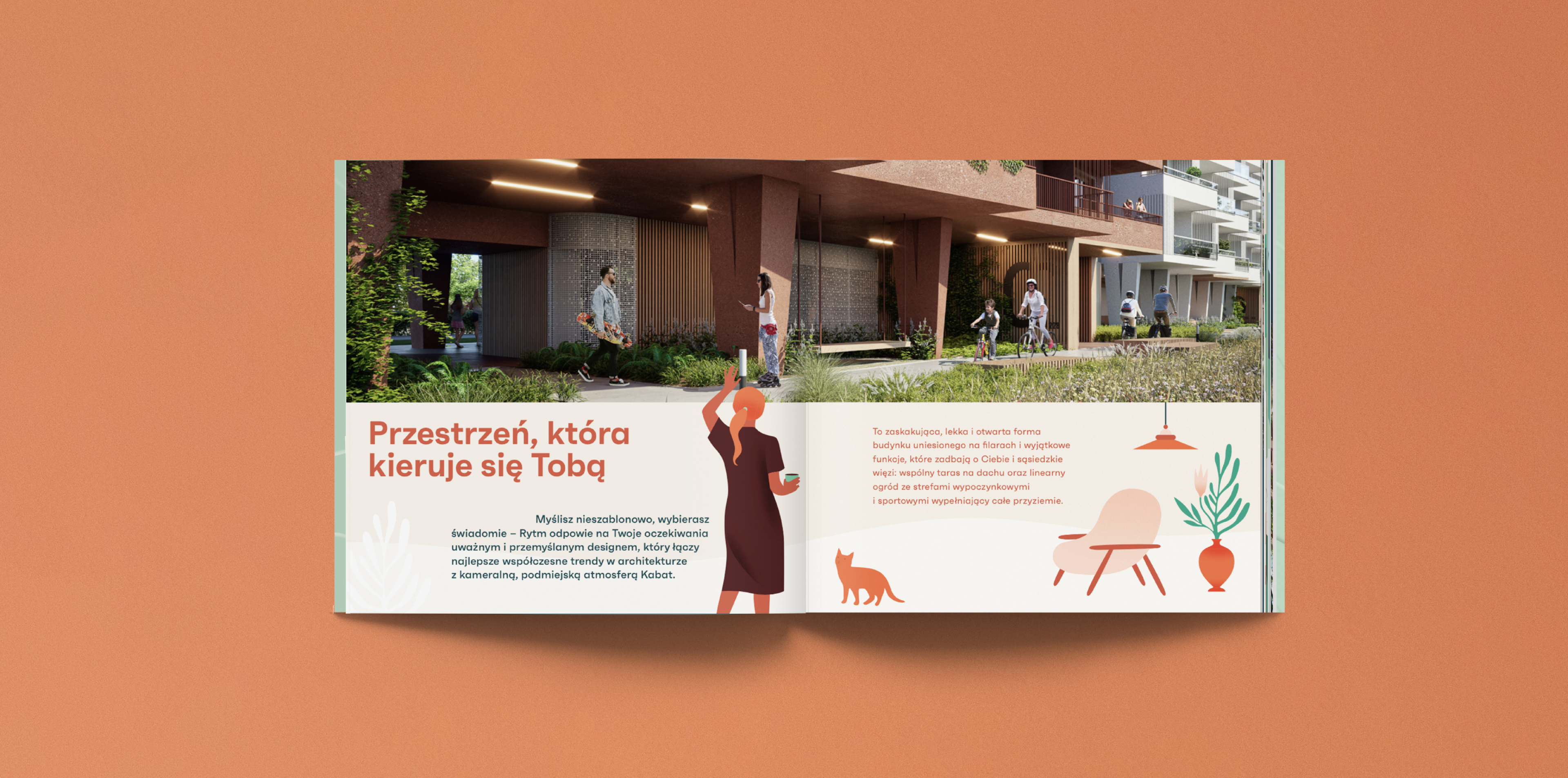 Apartamenty Rytm na Kabatach apartments brochure design and copywriting by e1 Collective property marketing agency